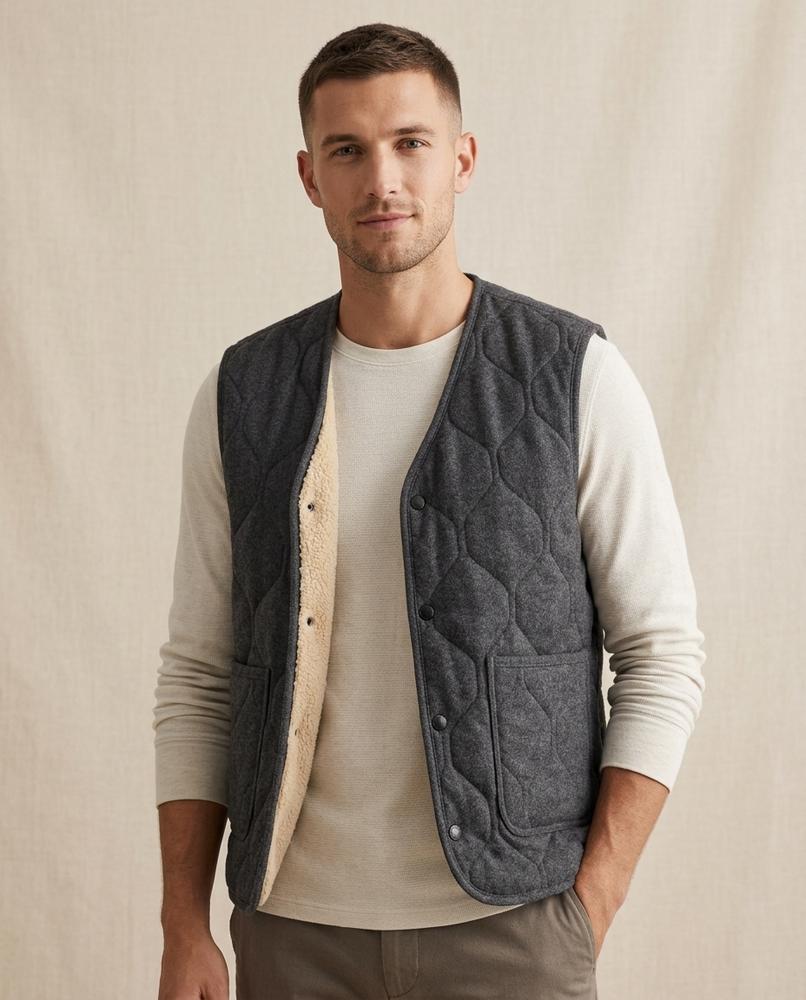 Lands Fashion - Almer | Quilted Lined Vest Men