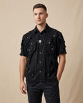 Lands Fashion - Vaver | Multi-Pocket Short-Sleeved Shirt Men