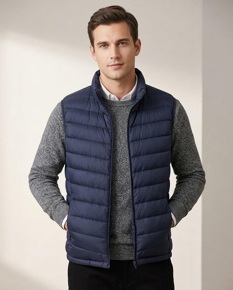 Lands Fashion - Samor | Quilted Padded Vest Men