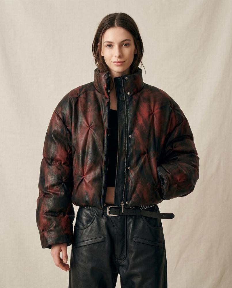 Lands Fashion - Lorev | Quilted Printed Jacket Women