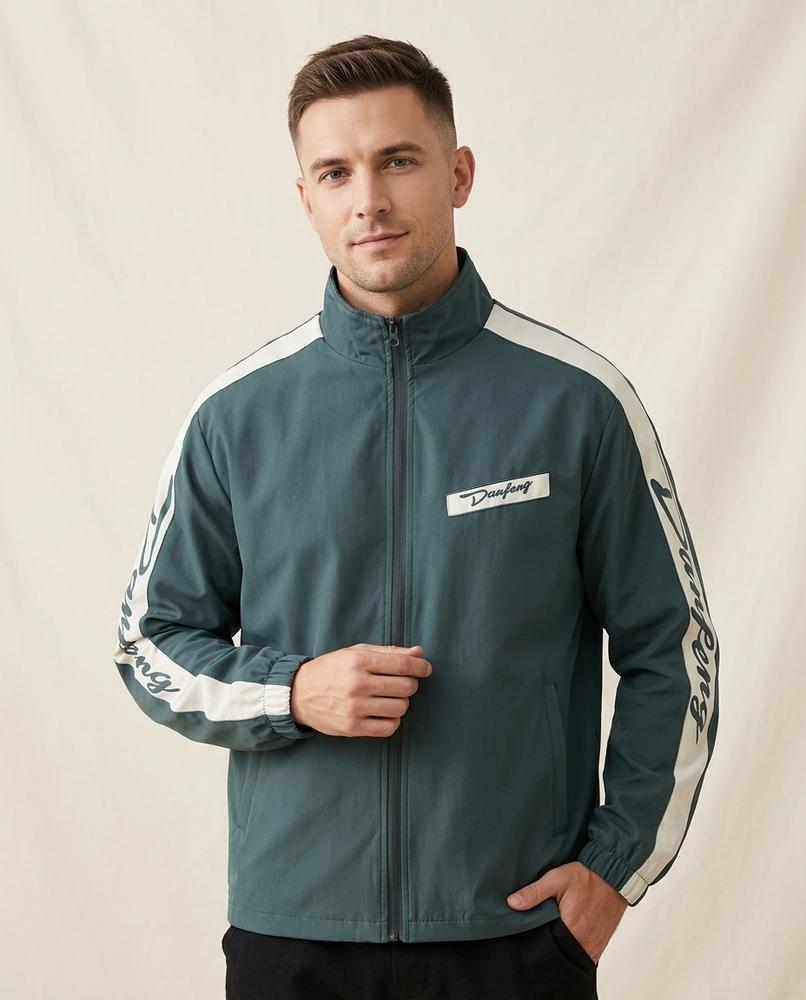 Lands Fashion - Lamel | Zip-Up Two-Tone Jacket Men