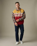 Lands Fashion - Madan | Color-Block Embroidered Jacket Unisex
