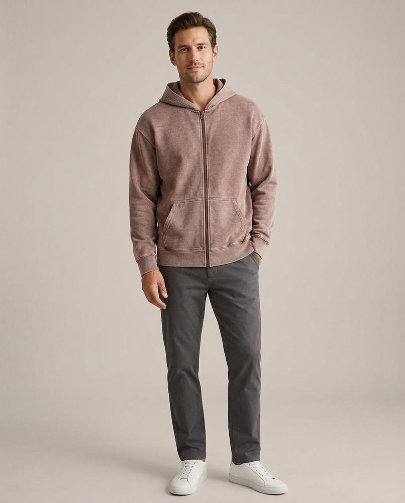 Lands Fashion - Darev | Washed Zip-Up Hoodie Men