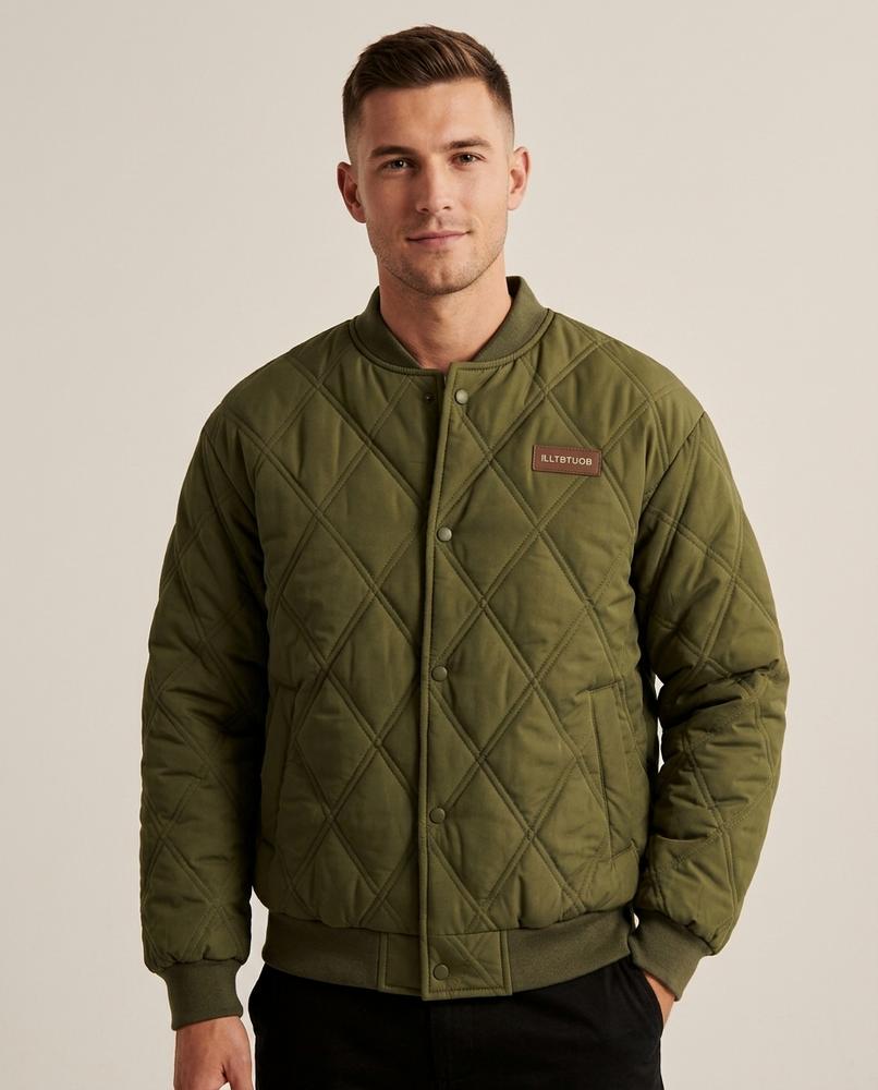 Lands Fashion - Zalev | Quilted Snap-Button Jacket Men