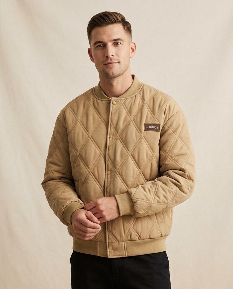Lands Fashion - Zalev | Quilted Snap-Button Jacket Men