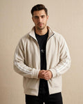 Lands Fashion - Mitir | Fleece Striped Jacket Men
