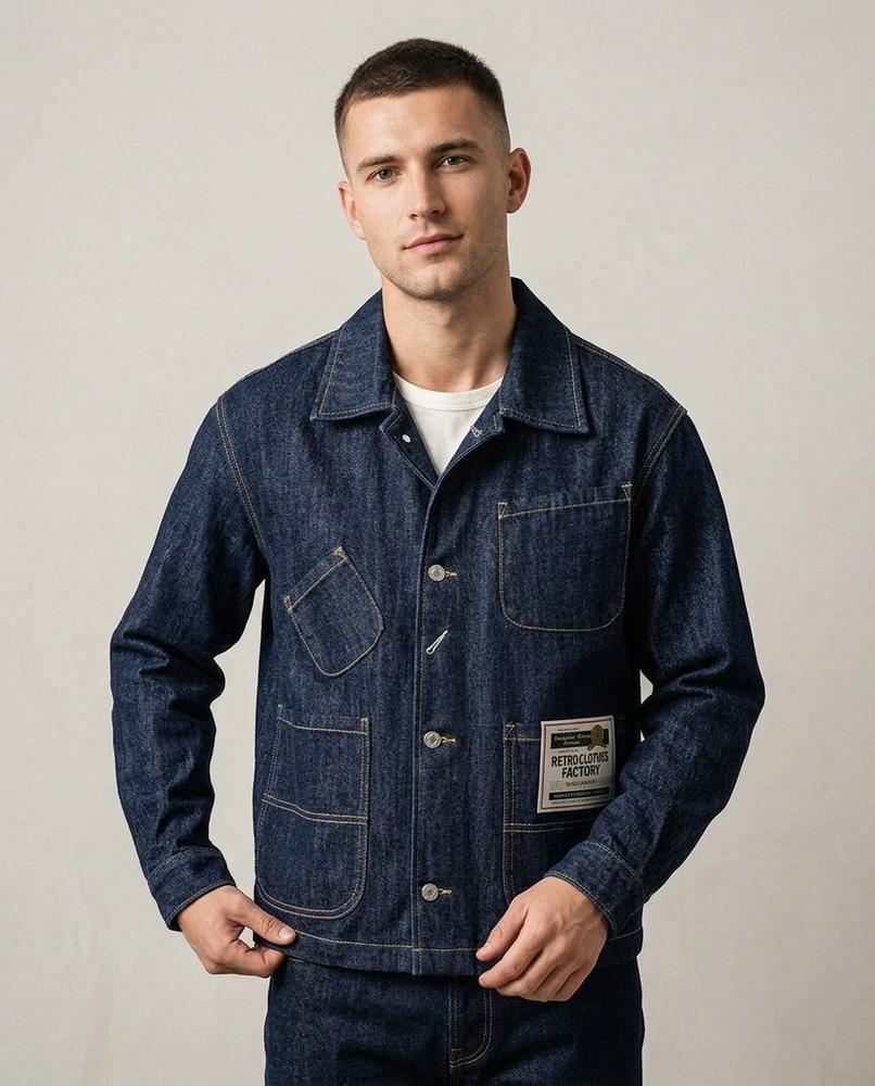 Lands Fashion - Laron | Buttoned Contrast-Stitched Jacket Unisex