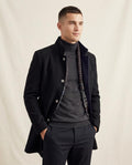 Lands Fashion - Kerev | Stand-Collar Buttoned Coat Men
