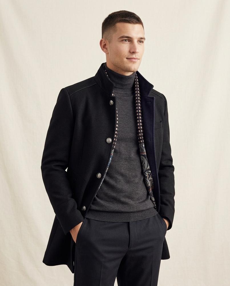 Lands Fashion - Kerev | Stand-Collar Buttoned Coat Men