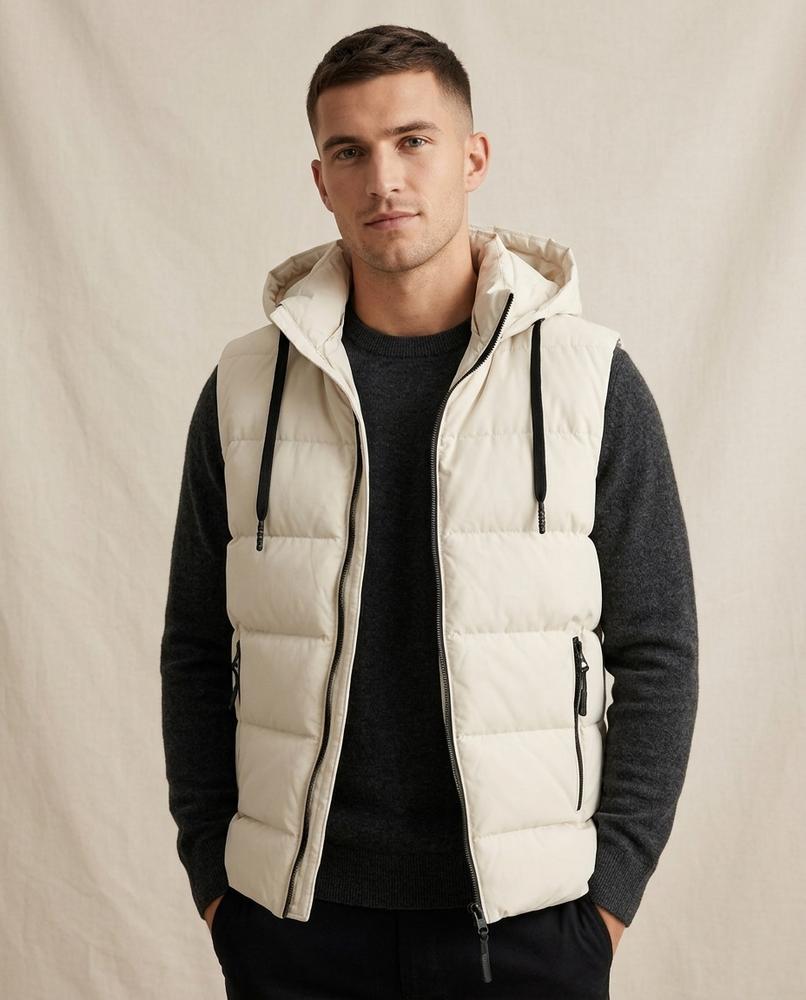 Lands Fashion - Lator | Quilted Hooded Vest Men