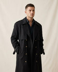 Lands Fashion - Yover | Double-Breasted Oversized Coat Men