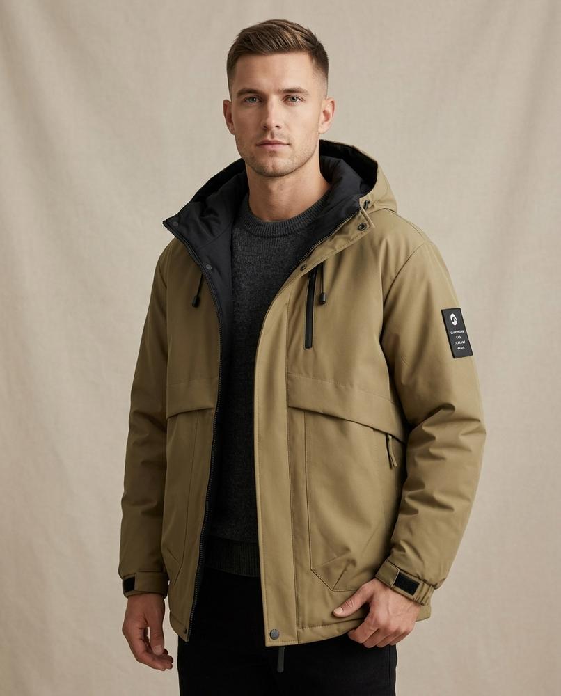Lands Fashion - Romar | Hooded Lined Jacket Men