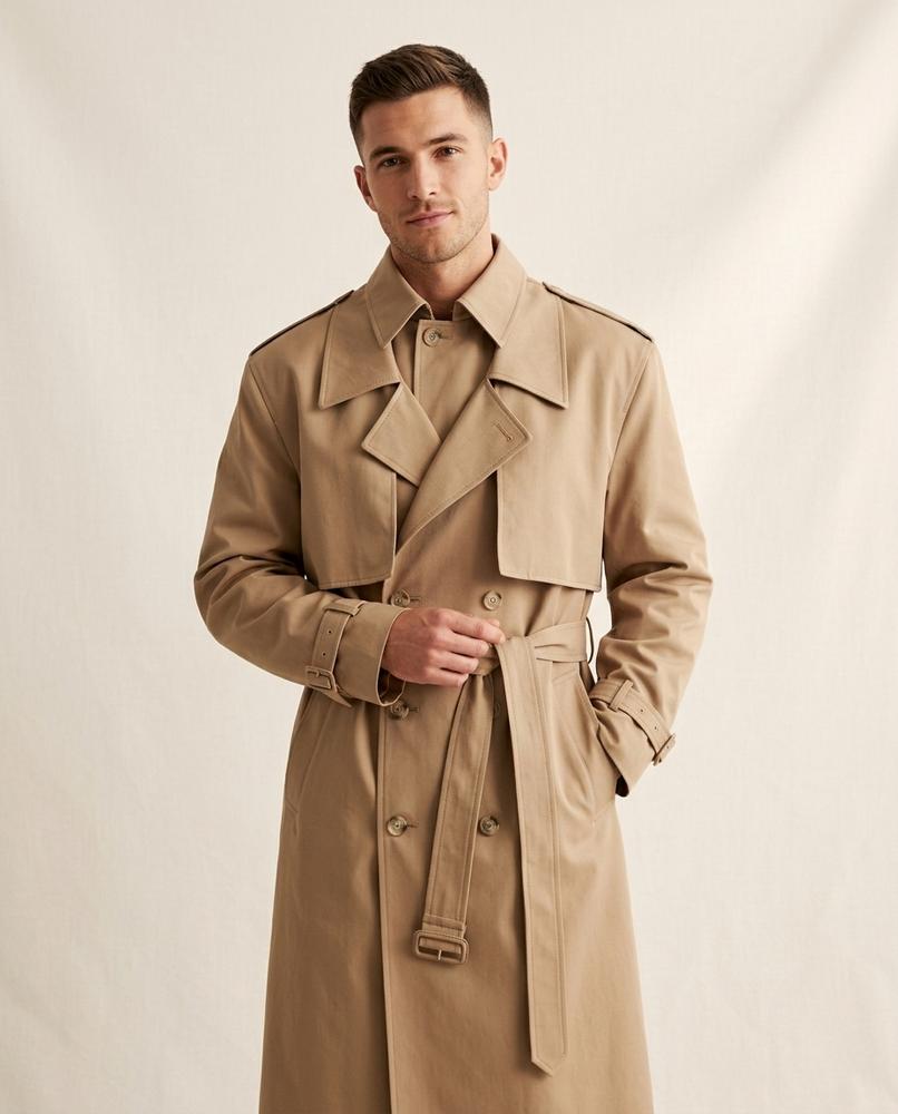 Lands Fashion - Yover | Double-Breasted Oversized Coat Men