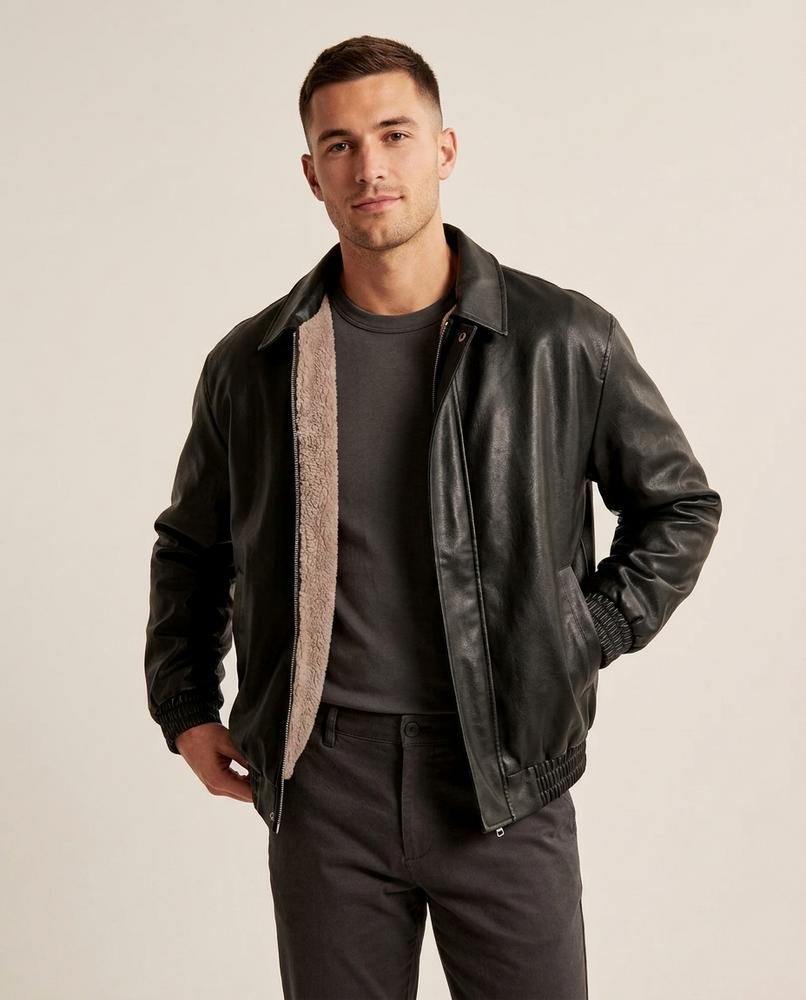 Lands Fashion - Semon | Fleece-Lined Zip-Up Jacket Men