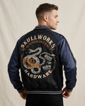 Lands Fashion - Vaser | Embroidered Satin Jacket Men