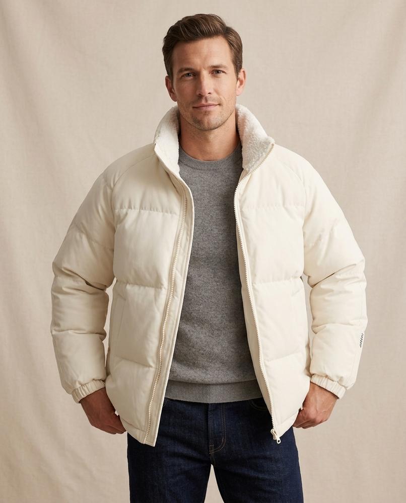 Lands Fashion - Elmir | Quilted Fleece-Lined Jacket Men