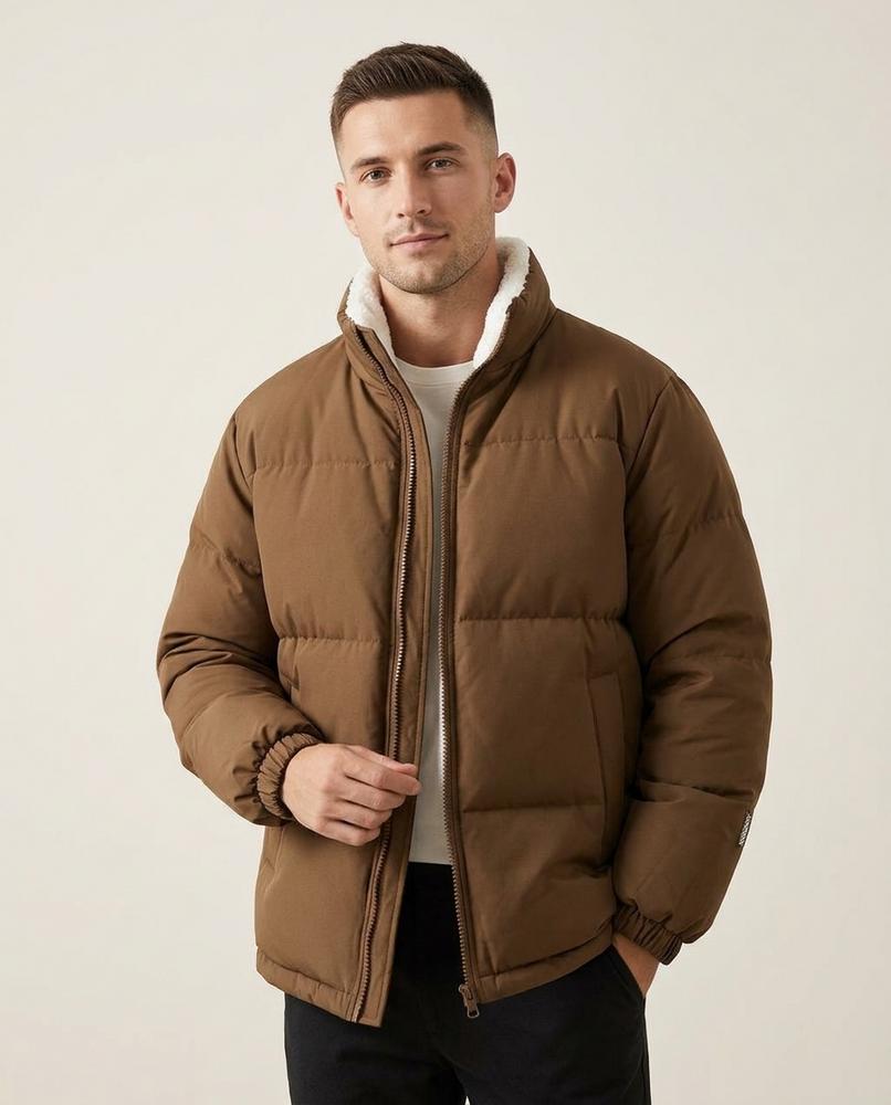 Lands Fashion - Elmir | Quilted Fleece-Lined Jacket Men