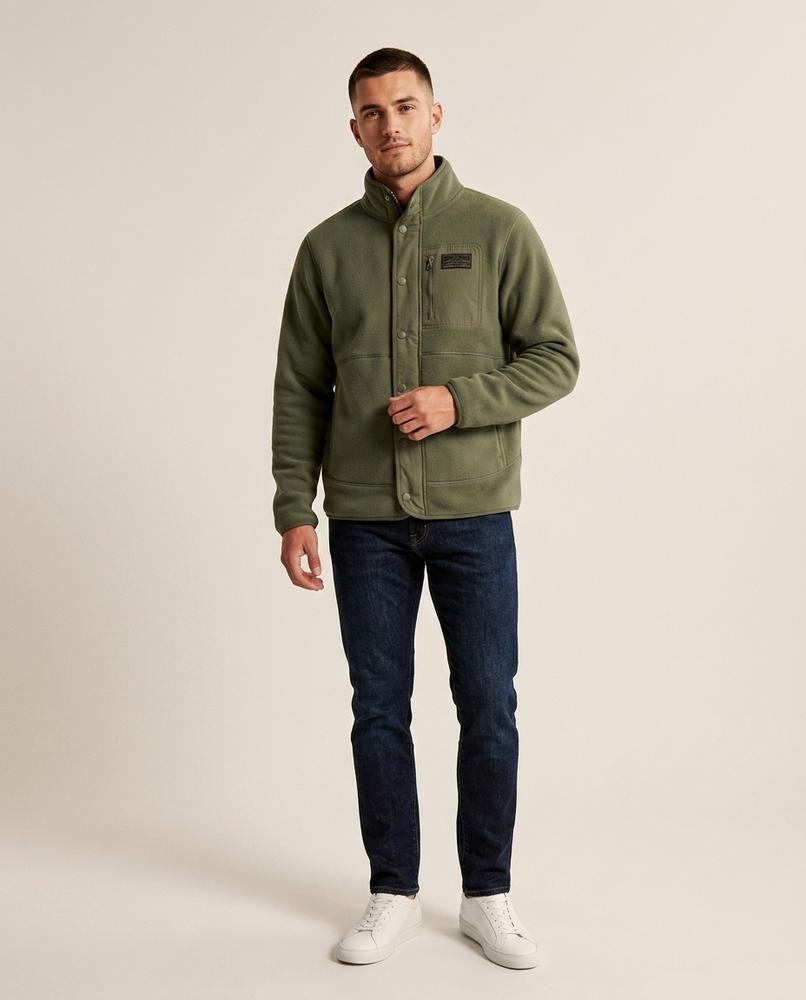 Lands Fashion - Vikar | Fleece Snap-Button Jacket Men