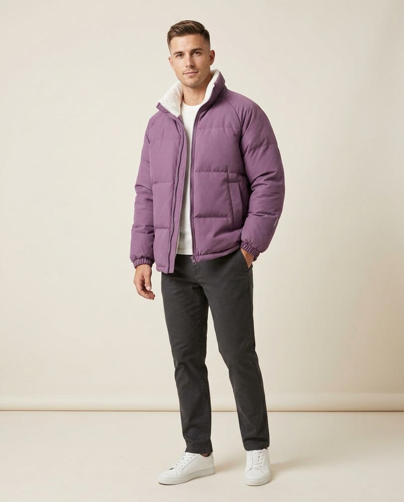 Lands Fashion - Elmir | Quilted Fleece-Lined Jacket Men