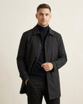 Lands Fashion - Comir | Single-Breasted Collared Coat Men