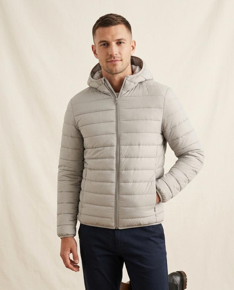 Lands Fashion - Damir | Quilted Hooded Jacket Men