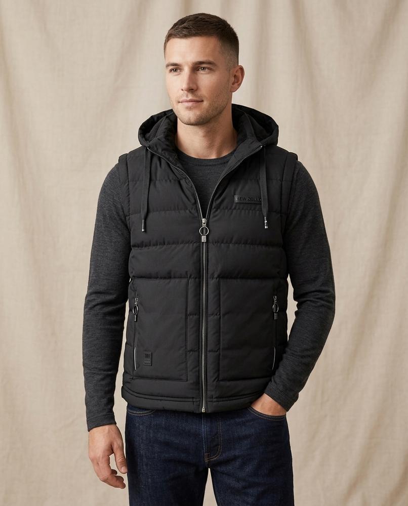 Lands Fashion - Lysel | Padded Hooded Vest Men