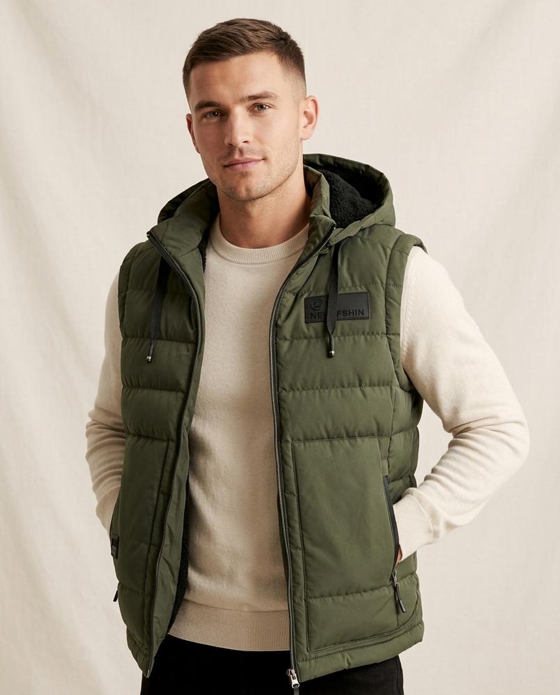 Lands Fashion - Lysel | Padded Hooded Vest Men