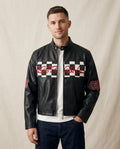 Lands Fashion - Nolin | Embroidered Checkered Jacket Men