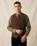 Lands Fashion - Daran | Corduroy Button-Front Vest Men