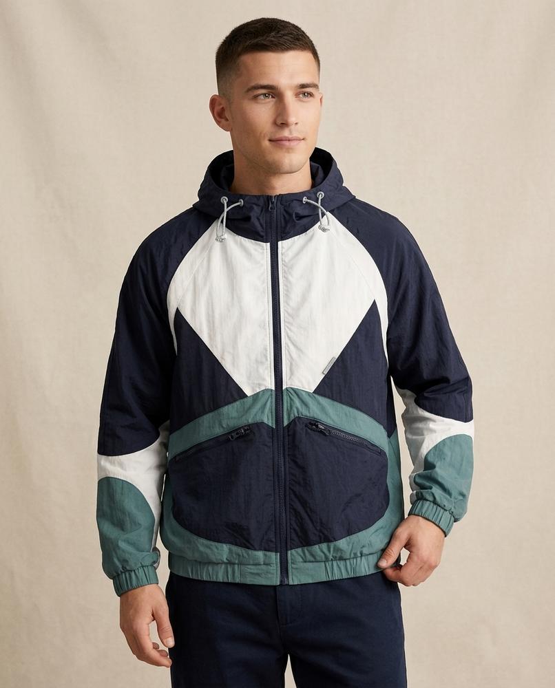 Lands Fashion - Lyvar | Color-Block Hooded Jacket Men