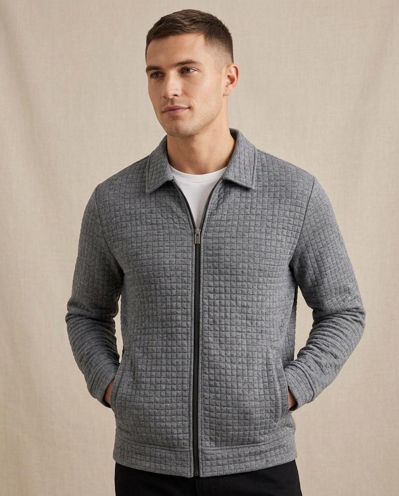 Lands Fashion - Riken | Quilted Zip-Up Jacket Men