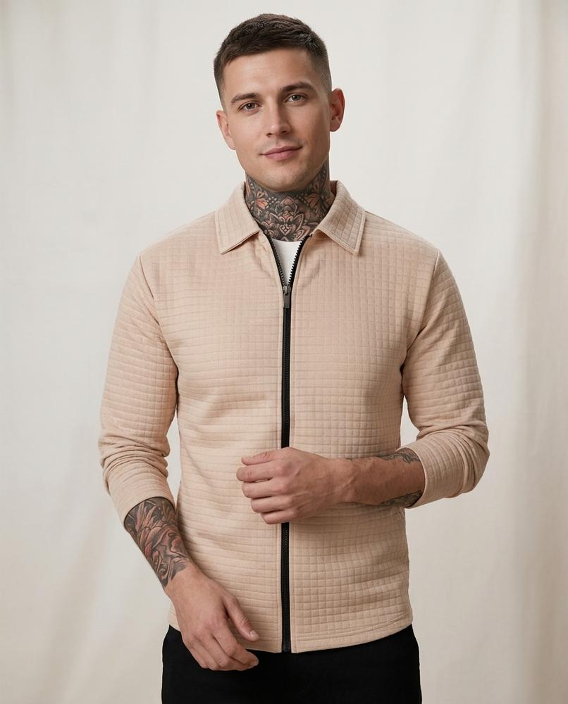 Lands Fashion - Riken | Quilted Zip-Up Jacket Men
