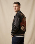 Lands Fashion - Comel | Embroidered Satin-Finish Jacket Unisex