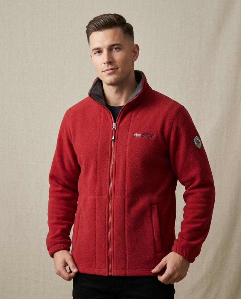 Lands Fashion - Lalar | Fleece-Lined Zip-Up Jacket Men
