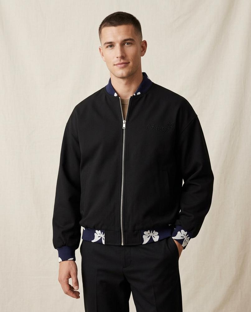 Lands Fashion - Lymir | Zip-Up Embroidered Jacket Men