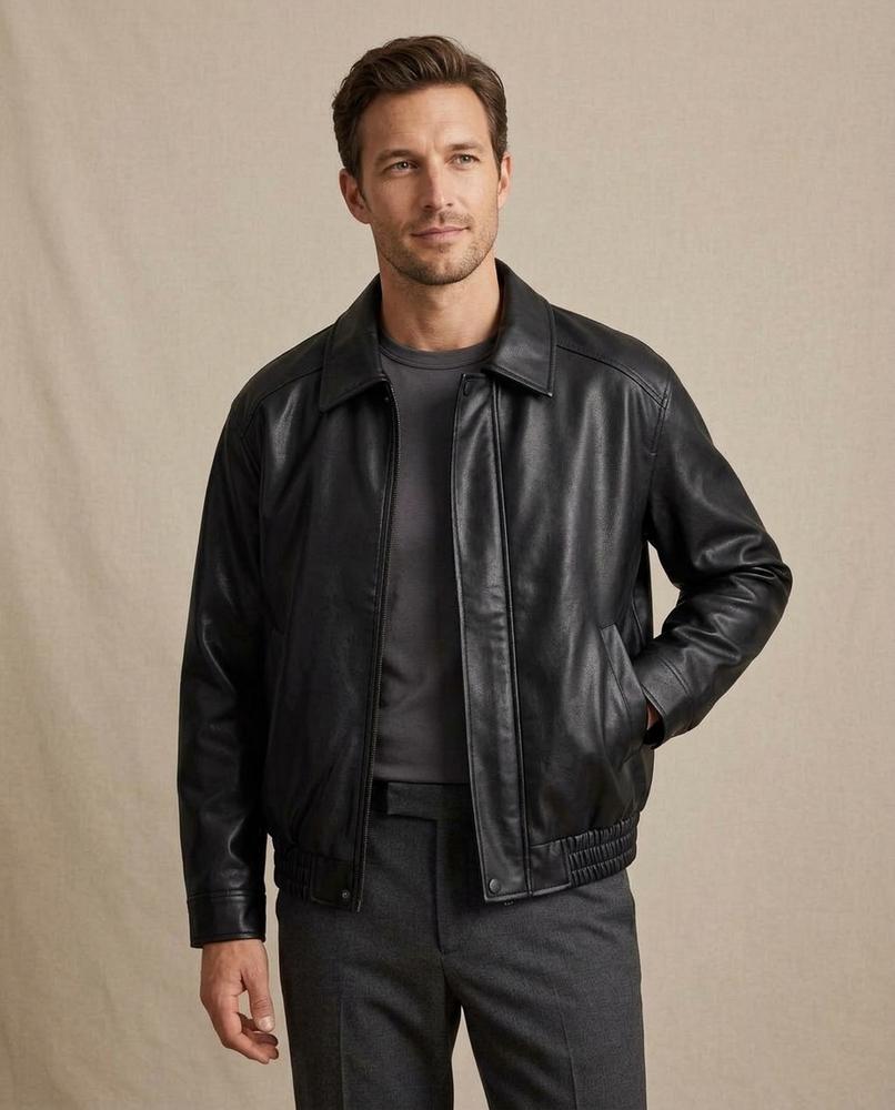 Lands Fashion - Yomer | Collared Loose-Fit Jacket Men