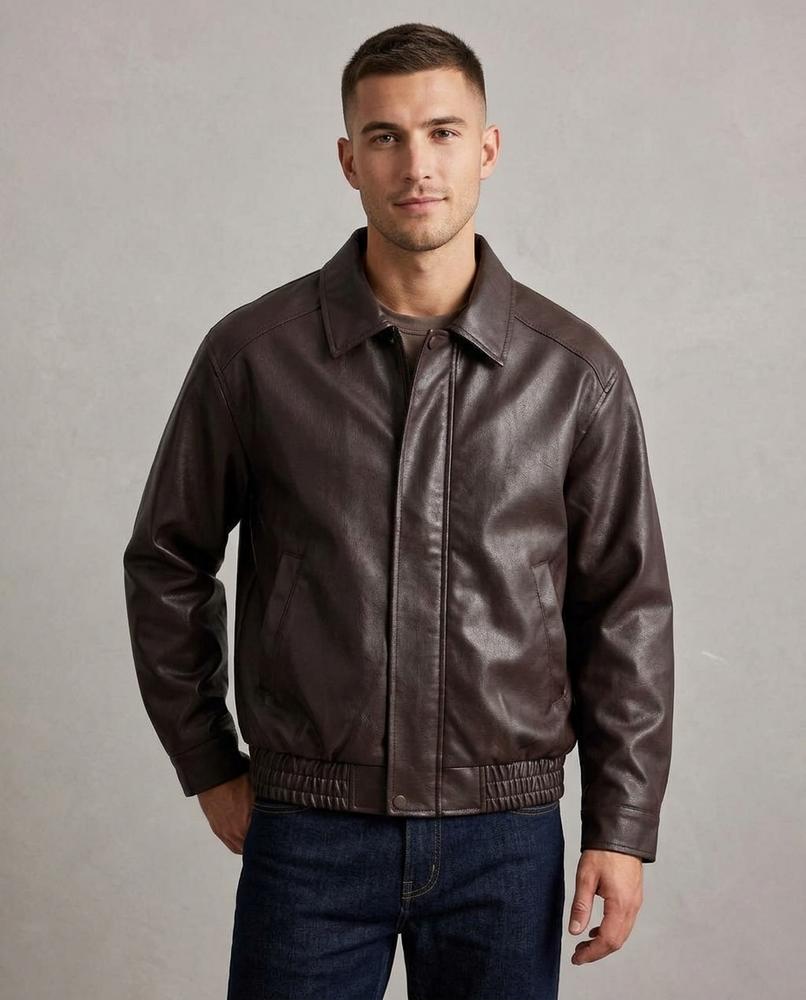 Lands Fashion - Yomer | Collared Loose-Fit Jacket Men