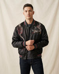 Lands Fashion - Zasol | Embroidered Satin Jacket Men