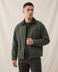 Lands Fashion - Alkar | Washed Contrast-Collar Jacket Men