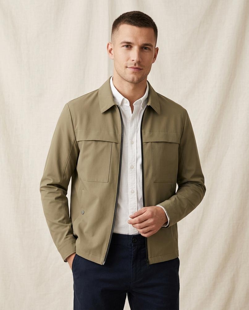 Lands Fashion - Alsen | Zip-Up Slim Fit Jacket Men