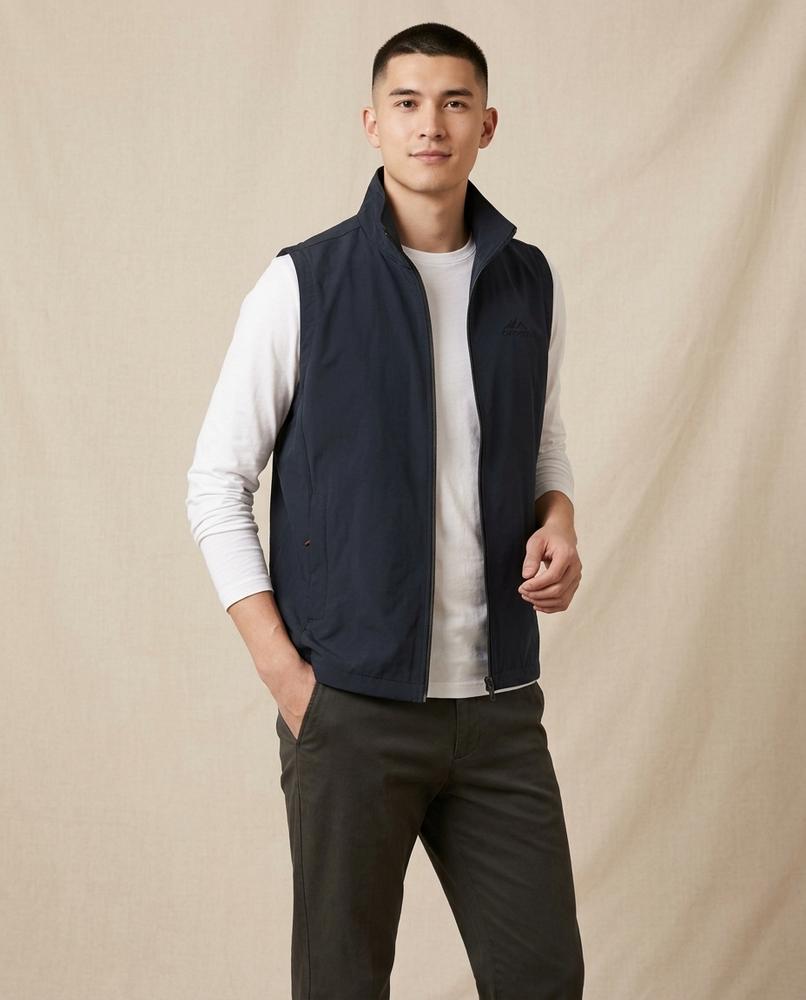 Lands Fashion - Yomir | Zip-Up Stand-Collar Vest Men