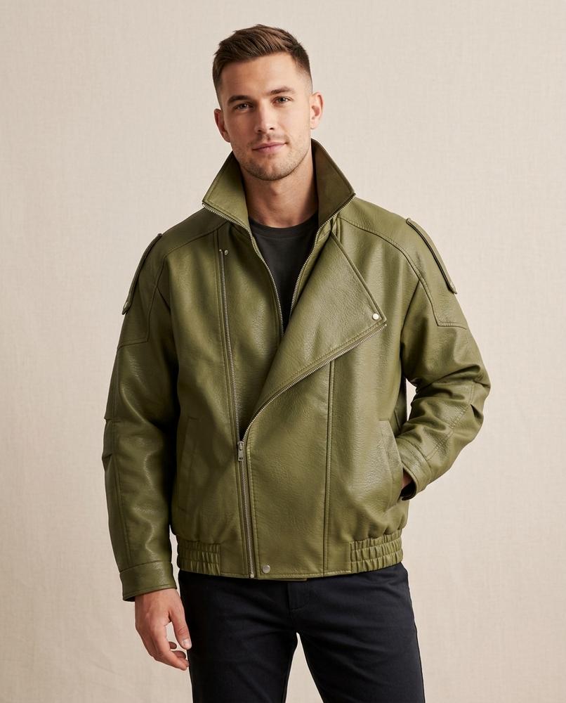 Lands Fashion - Lysol | Asymmetrical Lined Jacket Men