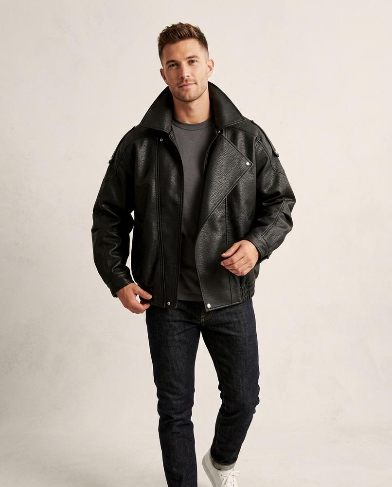 Lands Fashion - Lysol | Asymmetrical Lined Jacket Men