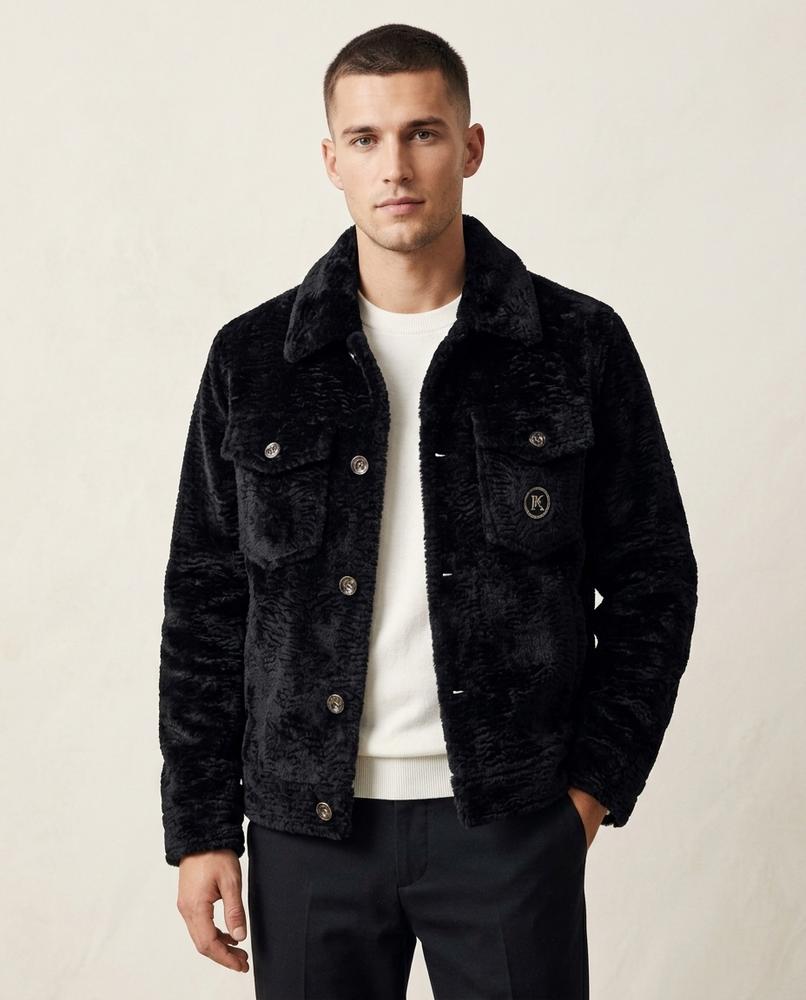 Lands Fashion - Lolom | Sherpa-Fleece Button-Front Jacket Men