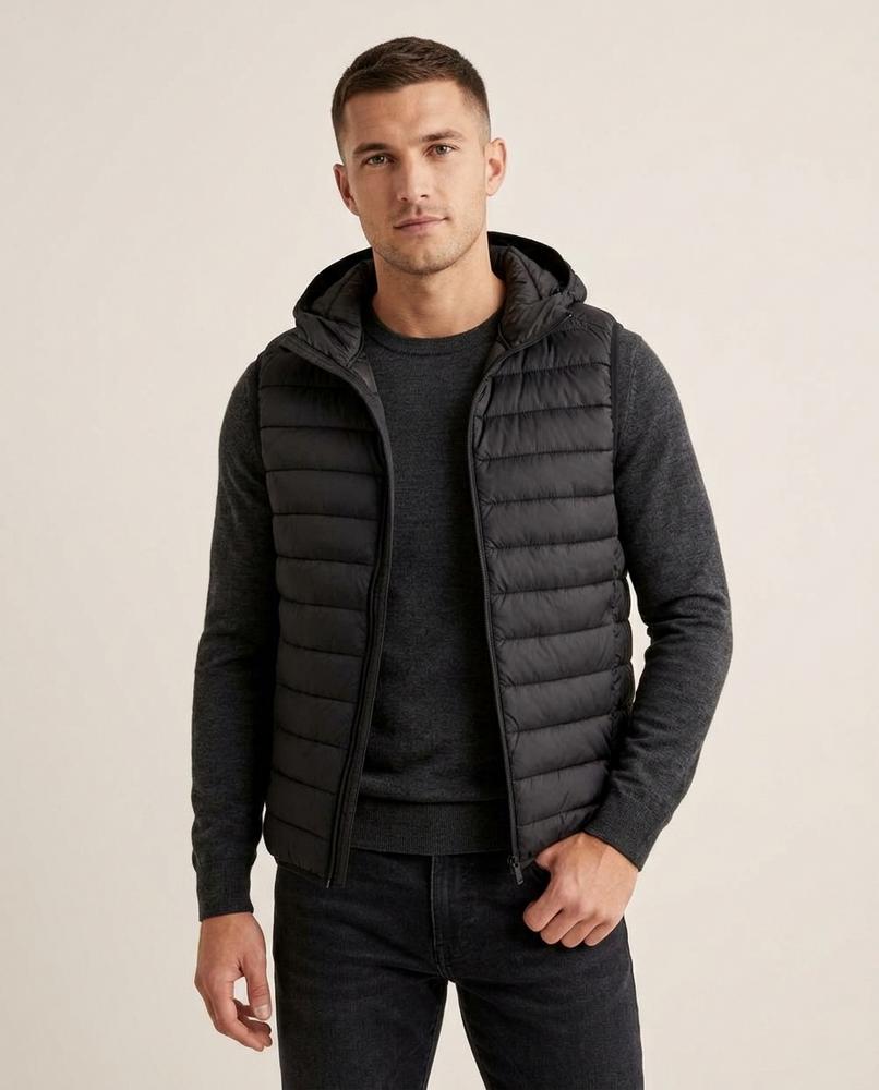 Lands Fashion - Manor | Quilted Hooded Vest Men