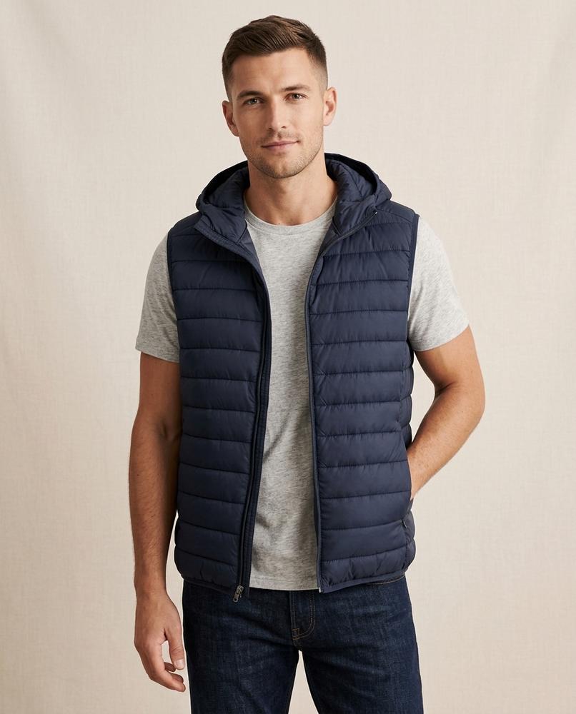 Lands Fashion - Manor | Quilted Hooded Vest Men