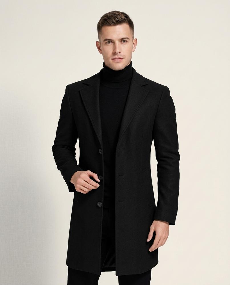 Lands Fashion - Covel | Single-Breasted Tailored Coat Men