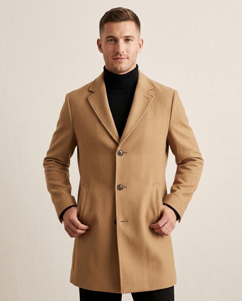 Lands Fashion - Covel | Single-Breasted Tailored Coat Men
