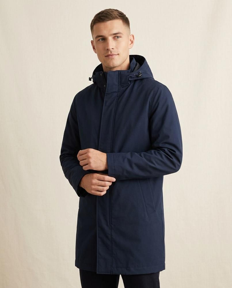 Lands Fashion - Alsin | Hooded Mid-Length Coat Men