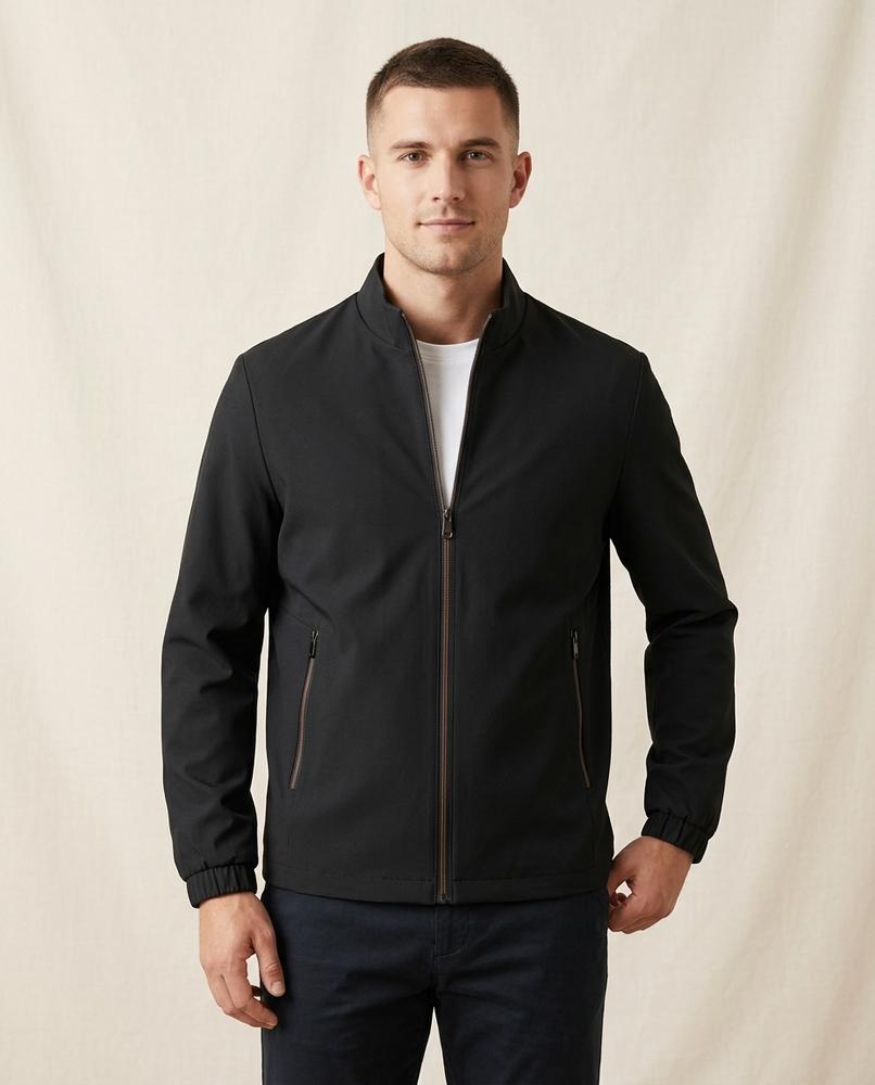 Lands Fashion - Tinav | Zip-Up Stand-Up Collar Jacket Men